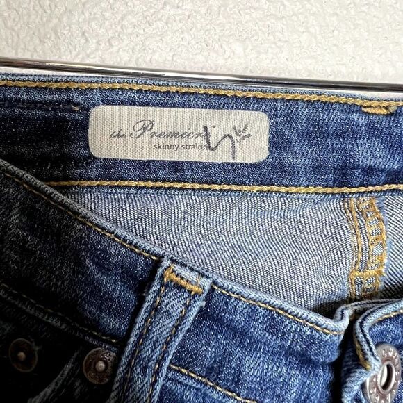 AG Adriano Goldschmied The Premiere Skinny Straight Distressed Jeans Size 25R - Picture 4 of 8